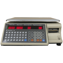 Торговые весы Днепровес ВТД-ВСК1 15кг с печатью этикеток