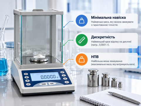 Минимальная навеска лабораторных весов: чем она отличается от дискретности и НПВ