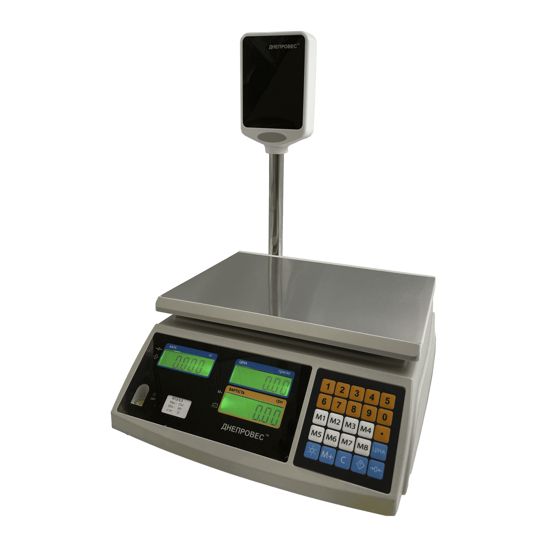 Торговые весы ВТД-ЕД-ЖК 6кг