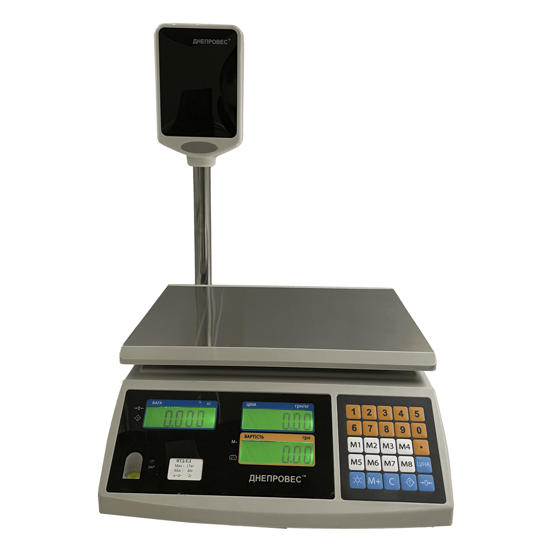 Торговые весы ВТД-ЕД-ЖК 30кг