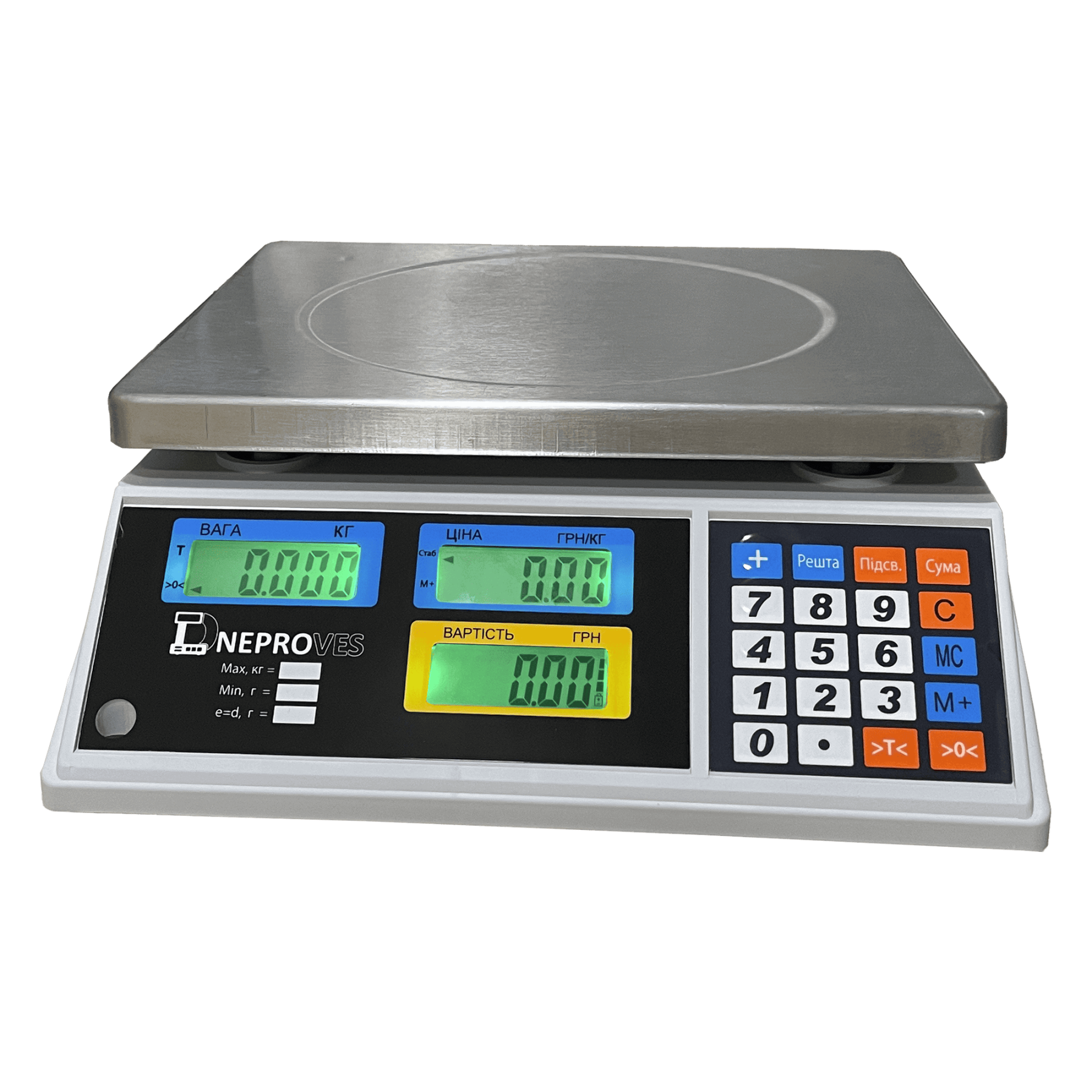 Торговые весы ВТД-Т1-ЖК 6кг