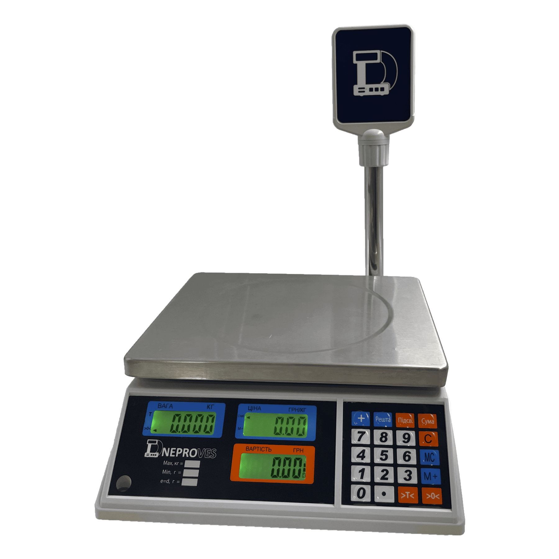 Торговые весы ВТД-Т2-ЖК 6кг