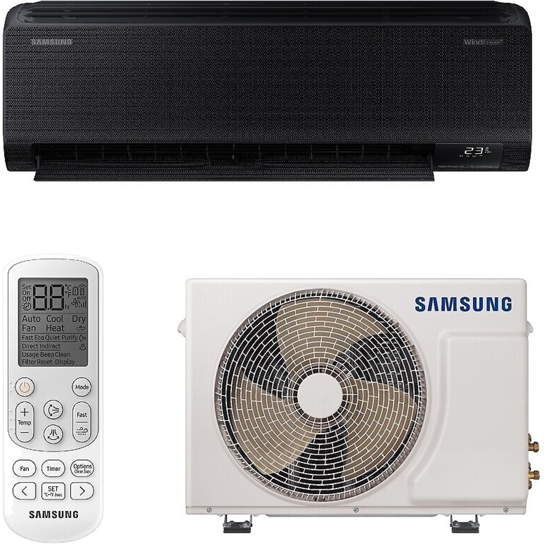 Кондиционер Samsung Black Diamond AR70F09C1BBNUA