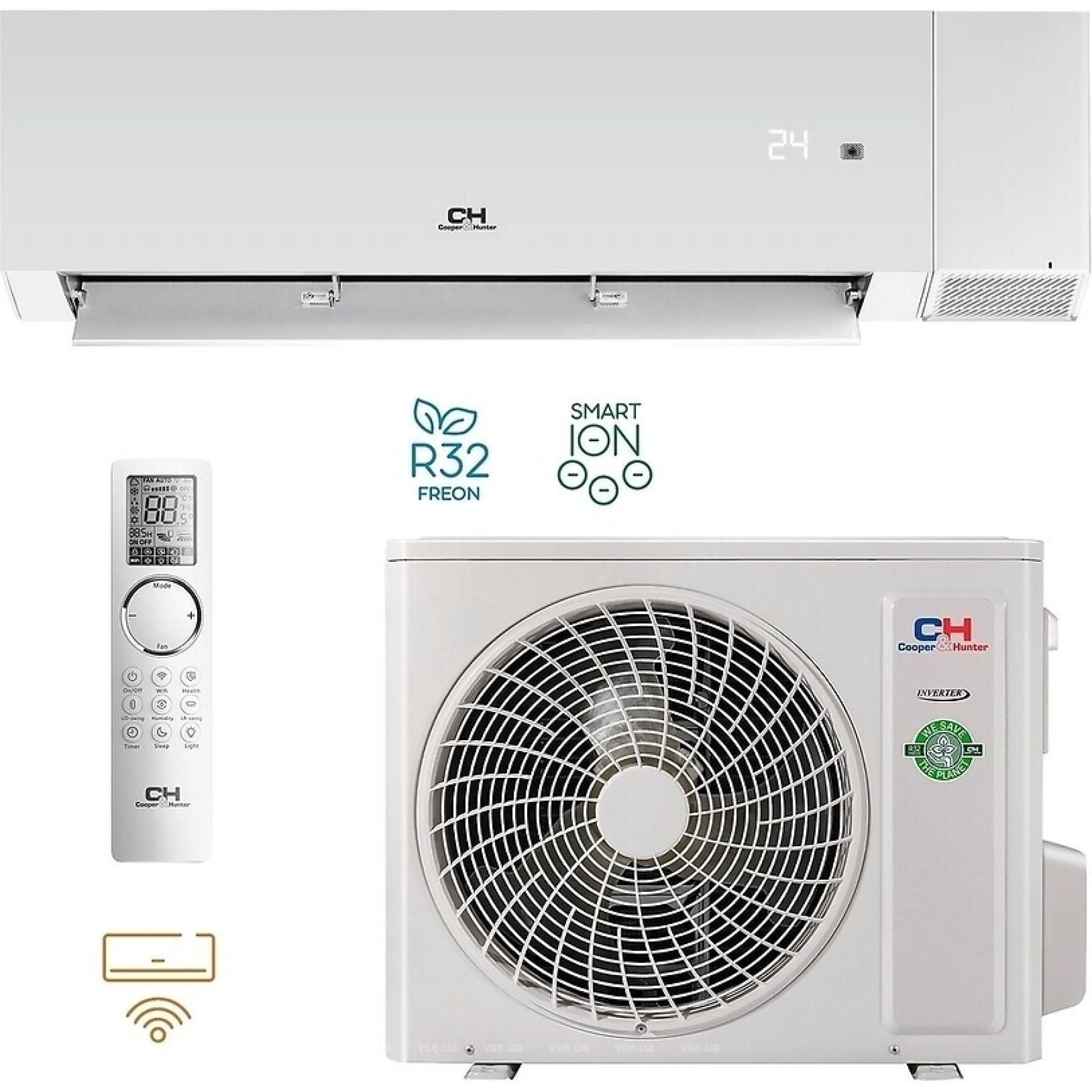 Кондиционер Cooper&Hunter Nature White CH-S09FTXAN-WP