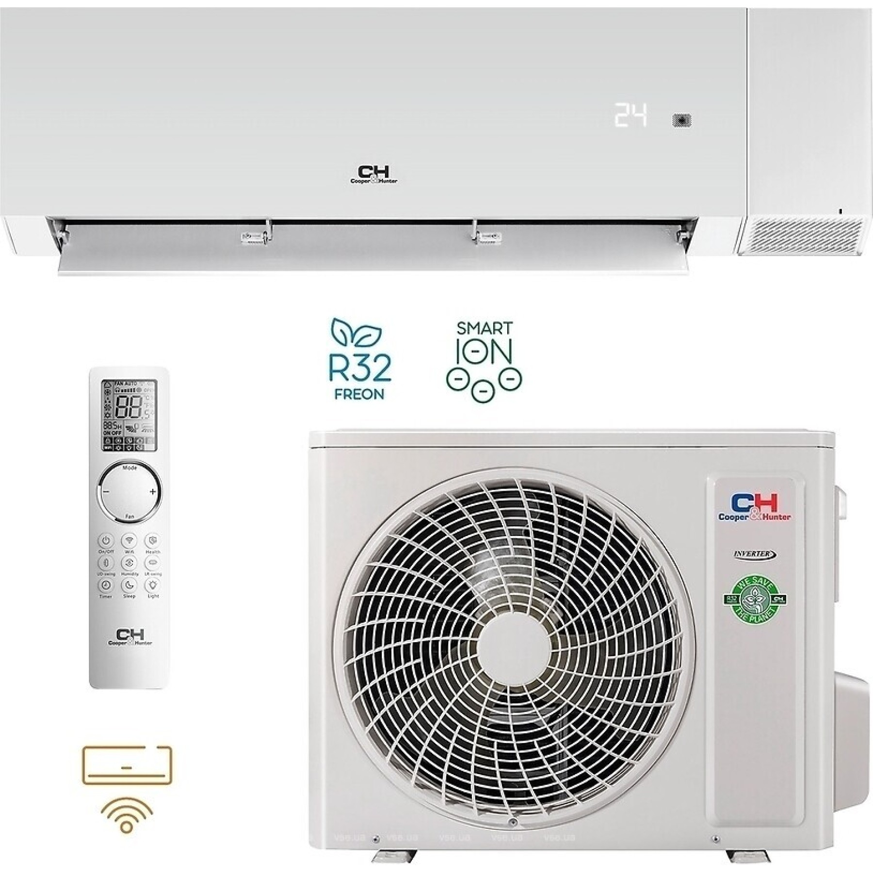 Кондиционер Cooper&Hunter Nature White CH-S12FTXAN-WP