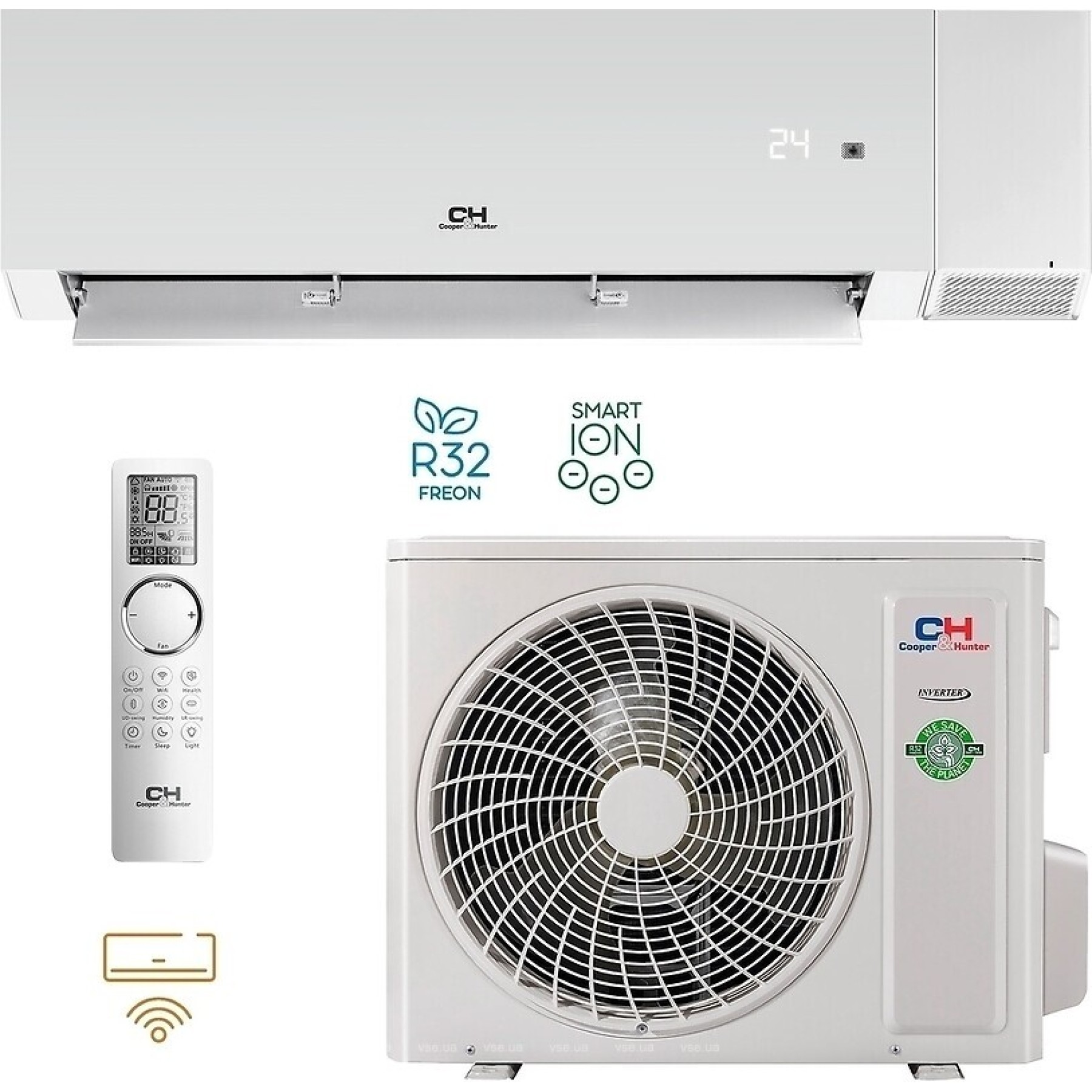 Кондиционер Cooper&Hunter Nature White CH-S18FTXAN-WP